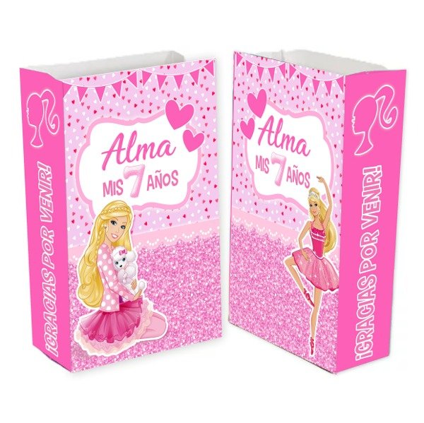 Producto - DISEÑO DE BOLSITA GOLOSINERA BARBIE