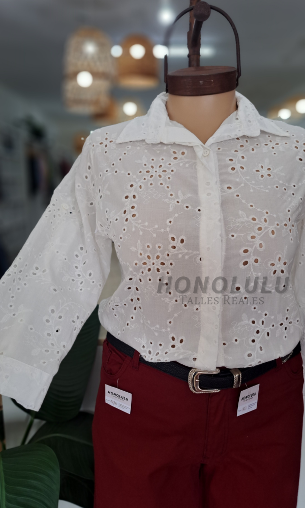 Producto - Camisa de Broderie 3/4 - 1