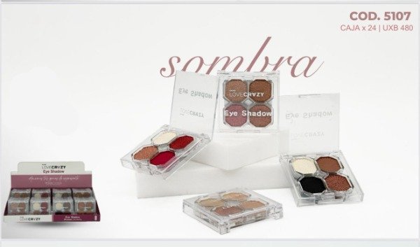 Producto - Paleta de sombras x4 tonos Love Crazy Tejar