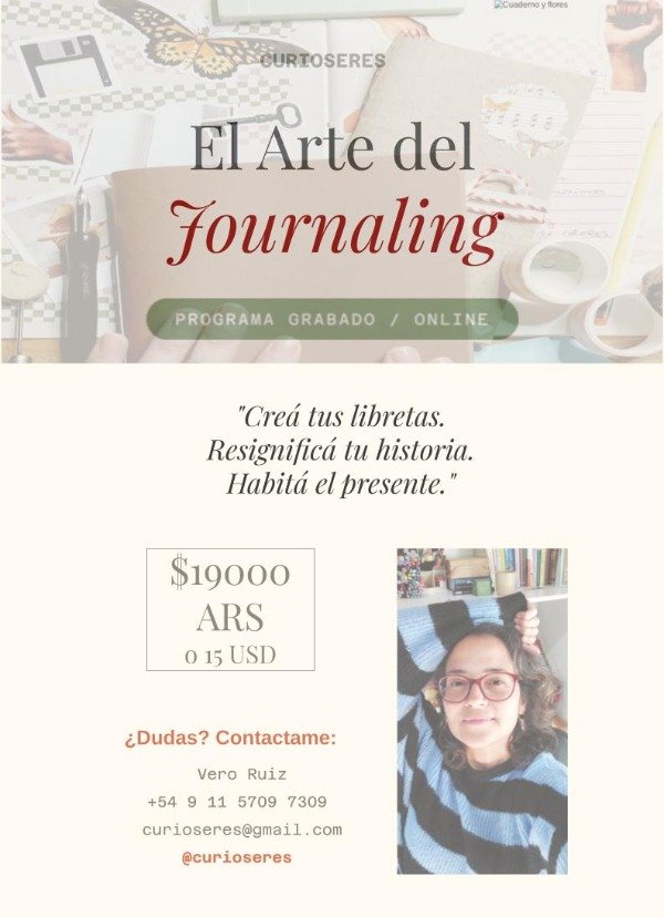 Producto - Taller "El Arte Del Journaling" - On Demand