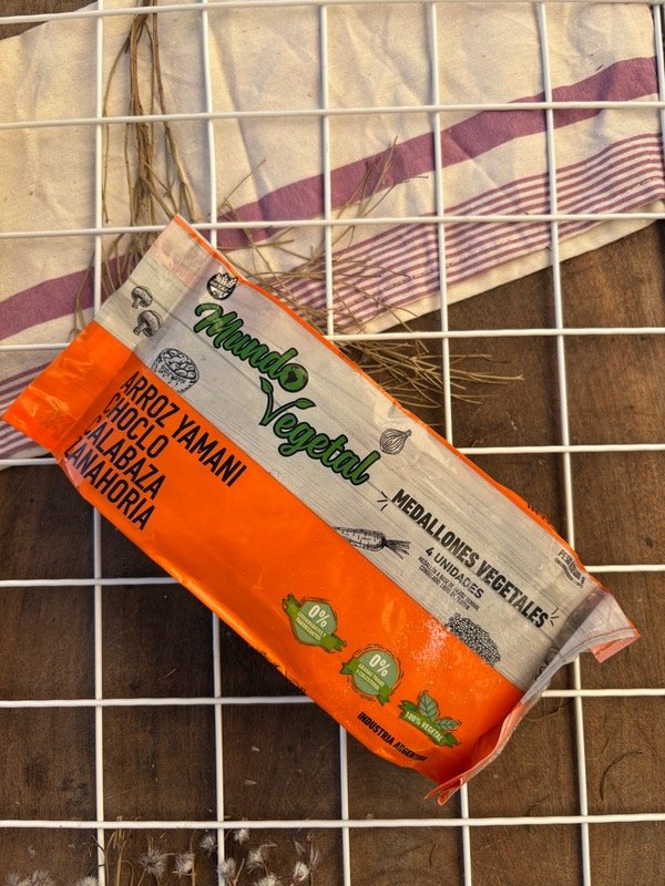 Producto - MEDALLON DE ARROZ YAMANI, CHOCLO, CALABAZA Y ZANAHORIA X 4 UN. - 1