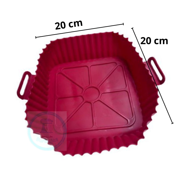 Producto - Molde de Silicona Freidora de Aire Cuadrado 20 cm x1