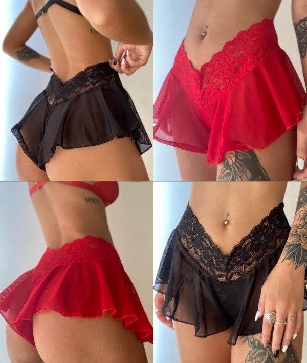 Producto - Pollerita Culotte de Tul y Encaje MDS - 1