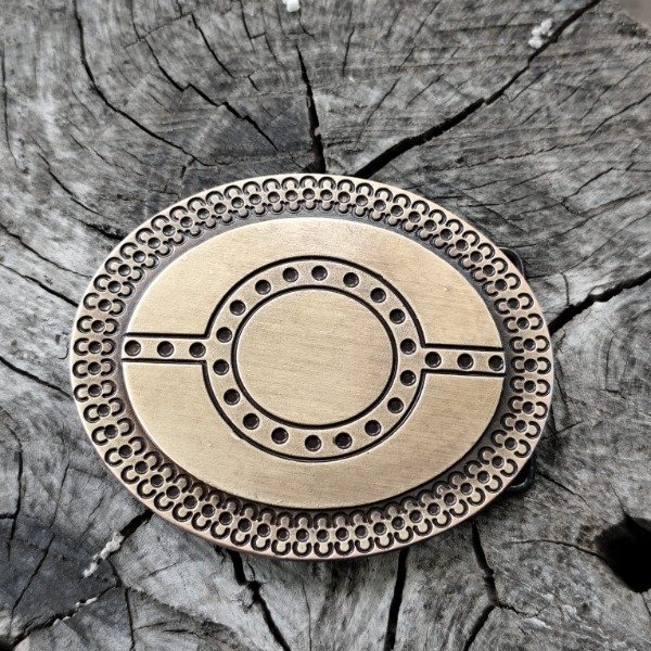 Producto - chapon ovalado 1 color bronce 4cm