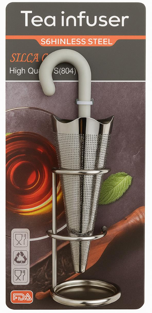 Producto - INFUSOR DE TE PARAGUAS CON BANDEJA GOTEO 24388