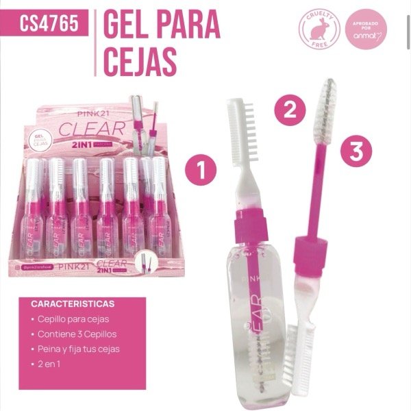 Producto - Gel de cejas Pink 21 (x 3 unidades)