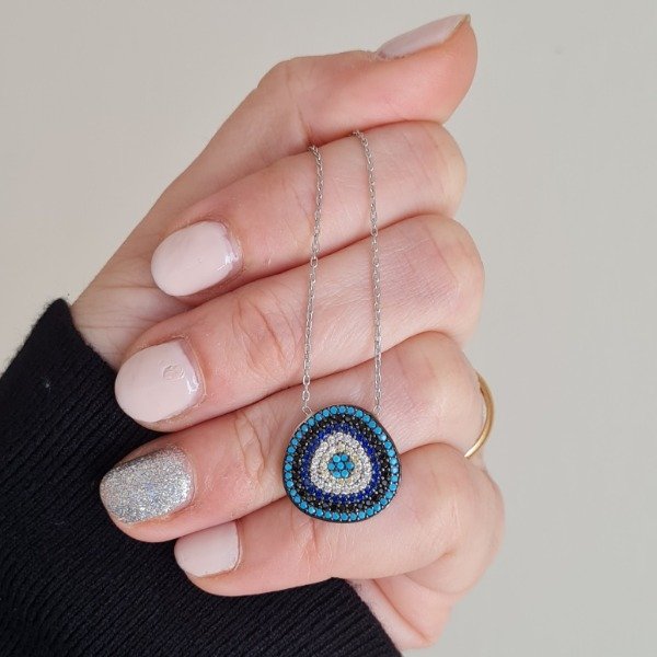 Producto - Cadena turquesas micropavé