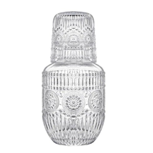 Producto - BOTELLA CON VASO FLOWER