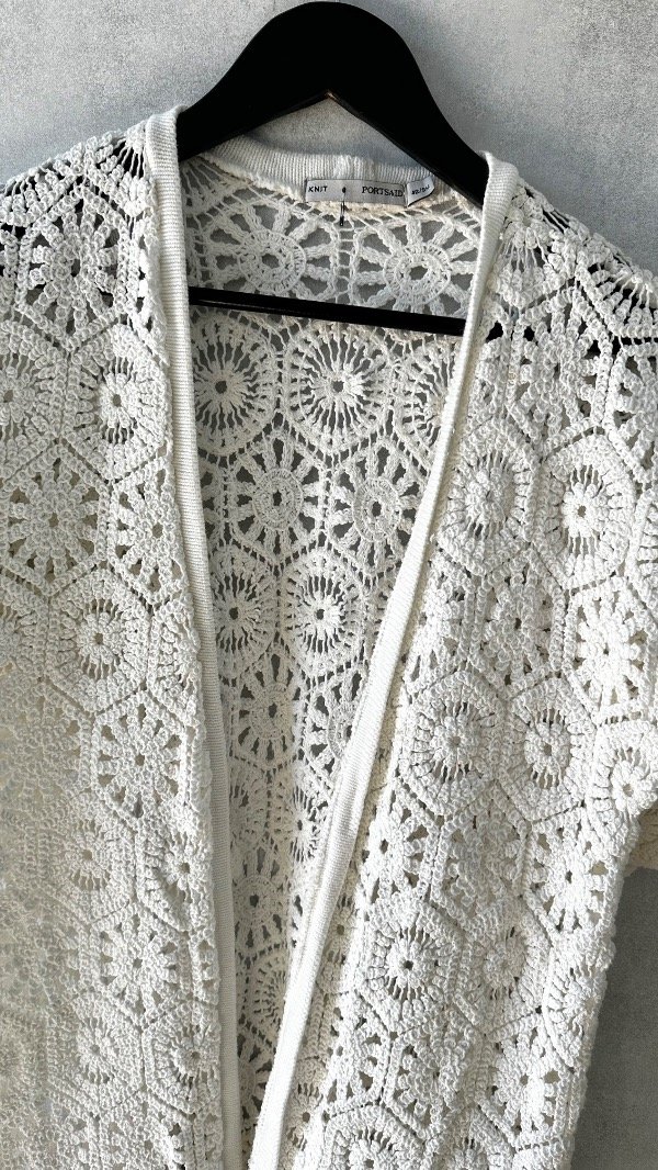 Producto - Kimono tejido crochet Portsaid - 6