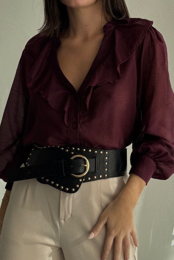 Producto - CAMISA BRUNA - BORDO