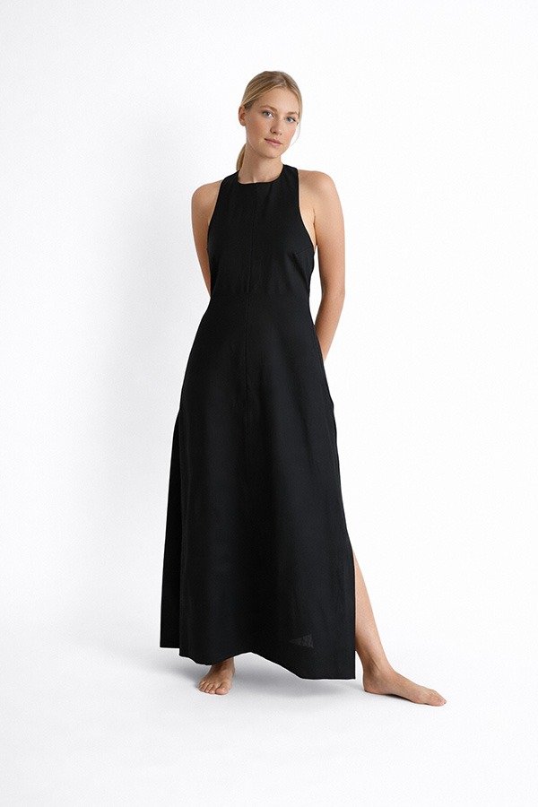 Producto - D. DERIVA: Vestido Médano Negro