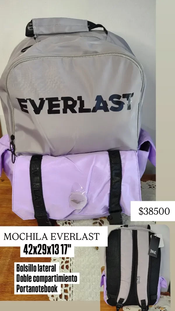 Producto - Mochila Everlast lila