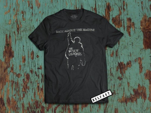 REMERA RAGE AGAINST THE MACHINE BATTLE OF LA
