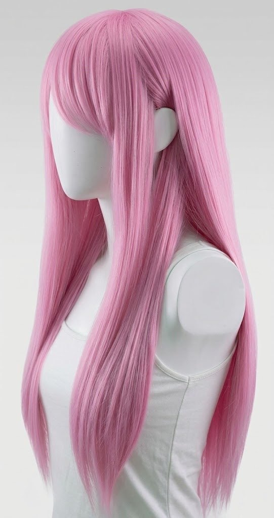 Producto - Peluca larga lacia rosa