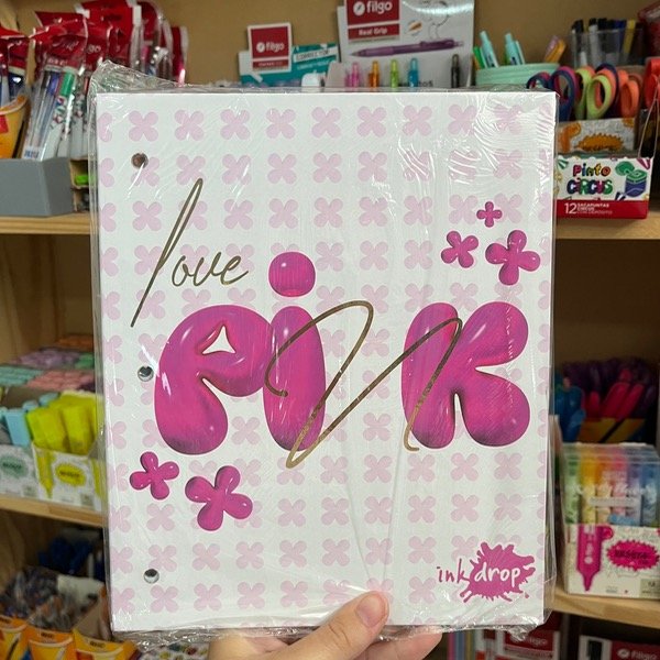Producto - Carpeta love pink