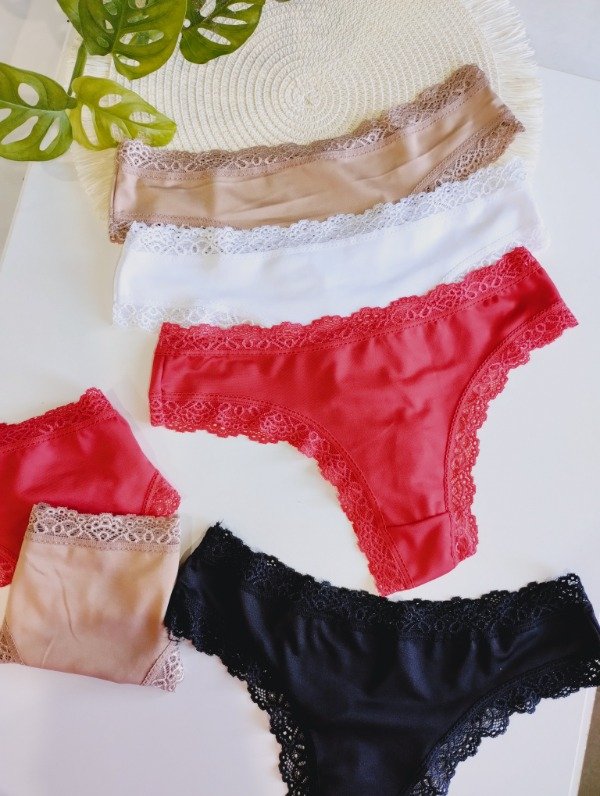 Producto - Less de Lycra con puntilla x media docena talle U hasta el 44