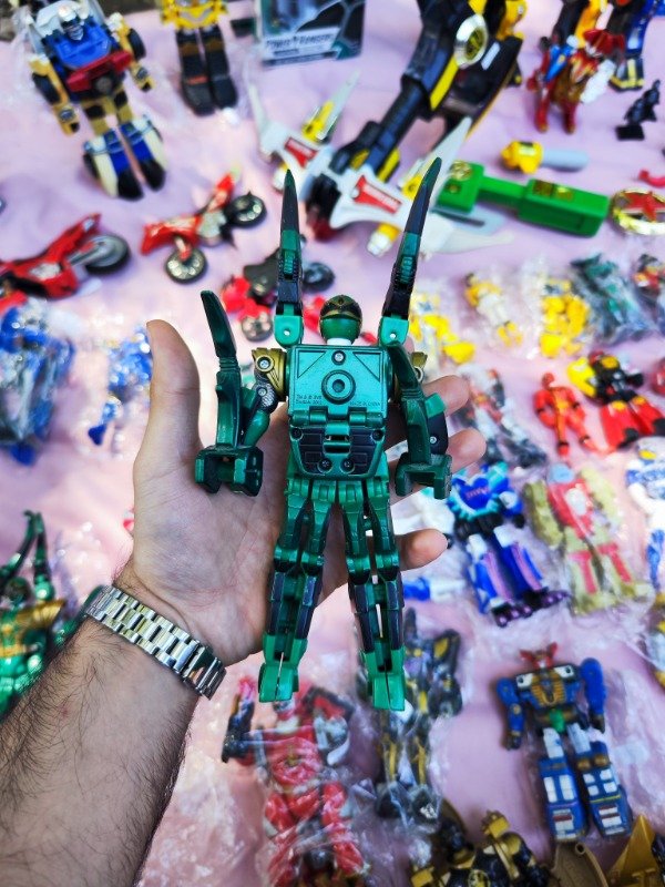 Producto - Green Samurai Warrior Triple Zord Morphin (Ninja Storm) - 1