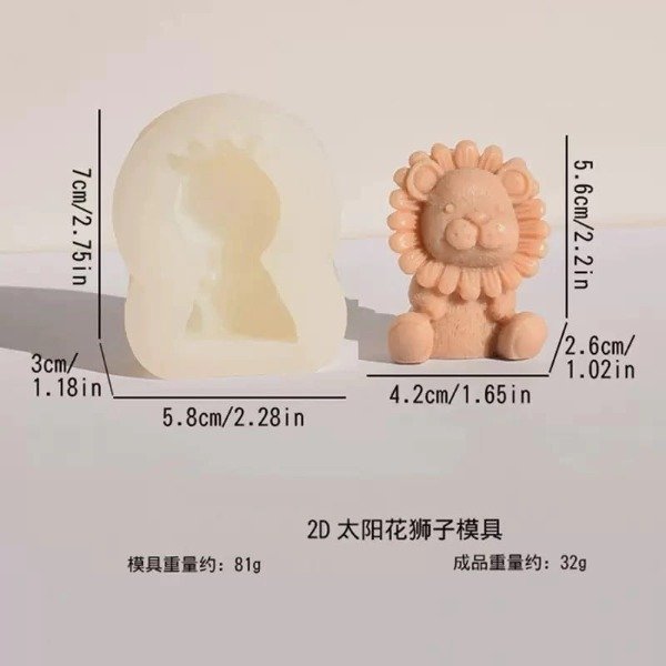 Producto - Molde de silicona leon