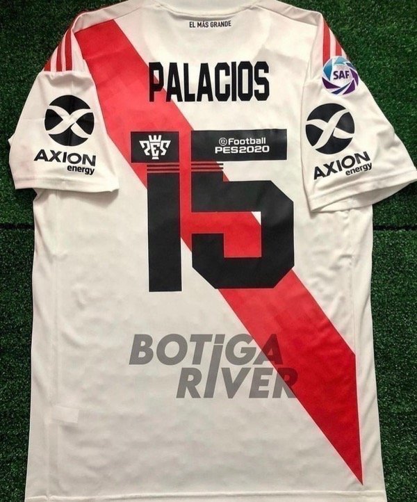 Producto - CAMISETA TEMP. 19/20 - #15 PALACIOS PARCHE SAF OPCIONAL VS ARG JRS - (L)