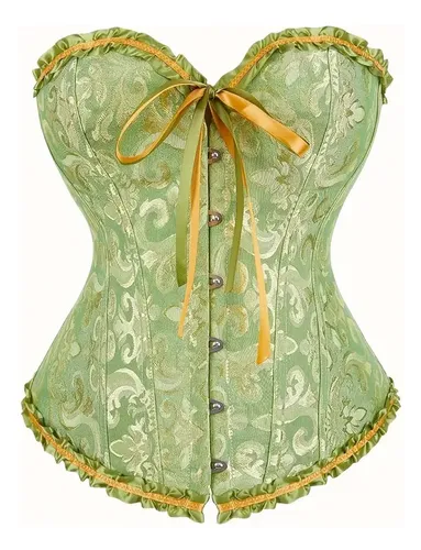Producto - Corset victoriano verde - 0