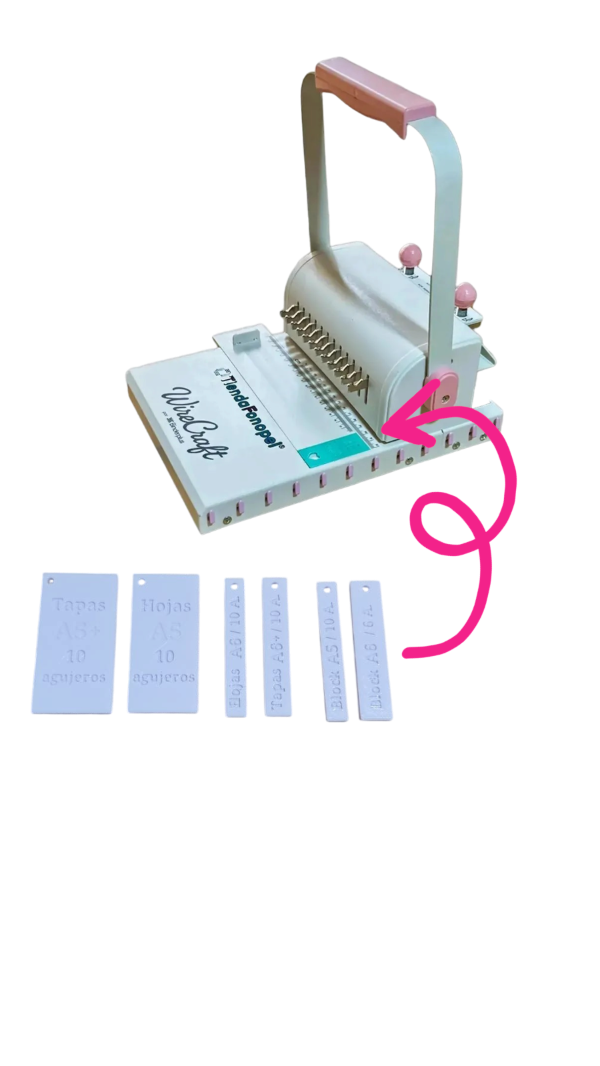Producto - Topes Para Anilladora Wirecraft De Binderplus A5 A6 Y Block - 0