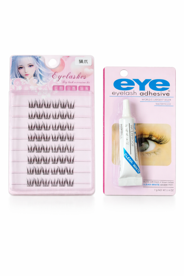 Producto - Set pestañas estilo anime + pegamento de pestañas