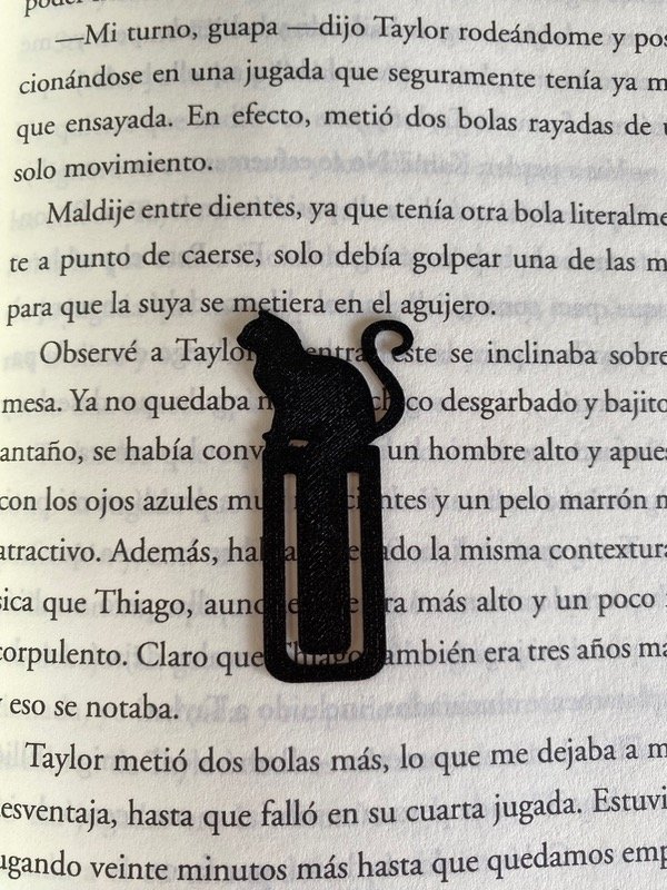 Producto - Separador con forma de gatito - Negro