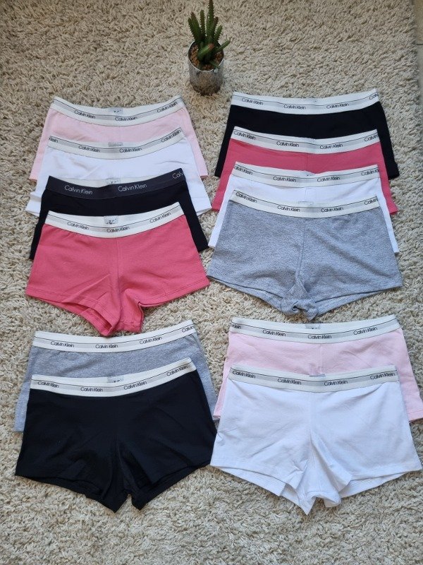 Producto - Boxer para dama de Algodon con lycra Ck (El precio es por 12 unidades)