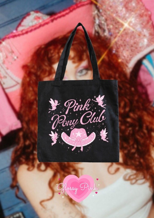 Producto - Tote Bag Pink Pony Club - DTF