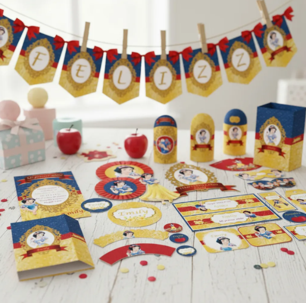 Producto - Kit Imprimible Blancanieves Editable