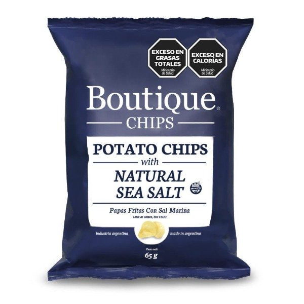 Producto - Papas Fritas Sea salt 65 gr SIN TACC BOUTIQUE CHIPS