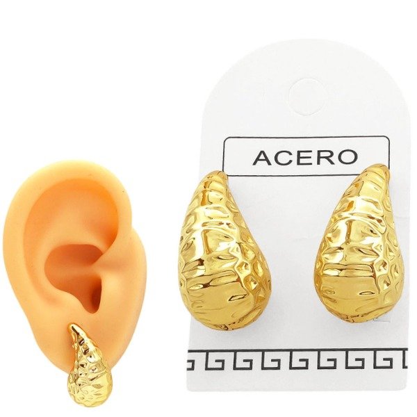 Producto - AROS FANTASÍA GOTA CON DETALLES