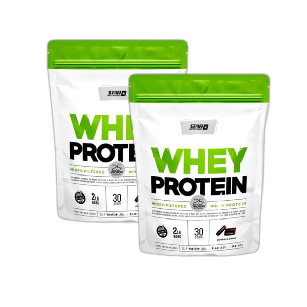 Producto - Combo Whey Protein Star Nutrition 2 Unidades X 2lbss