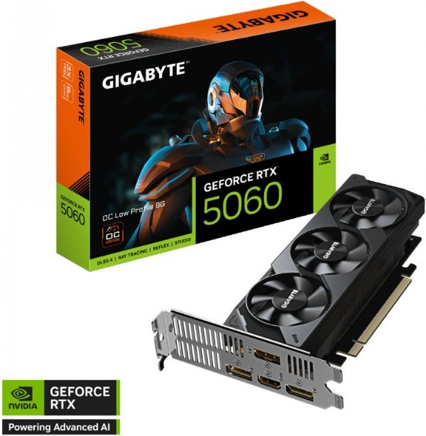 Producto - PLACA DE VIDEO GIGABYTE RTX 5060 OC 8GL 8GB (LOW PROFILE)