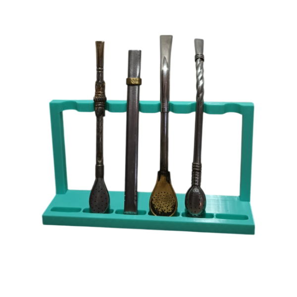Producto - Exhibidor Soporte Para Bombillas De Mate - Bombillero Feria