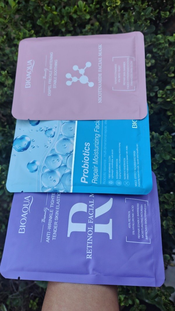 Producto - Mascarillas faciales Bioaqua - 1