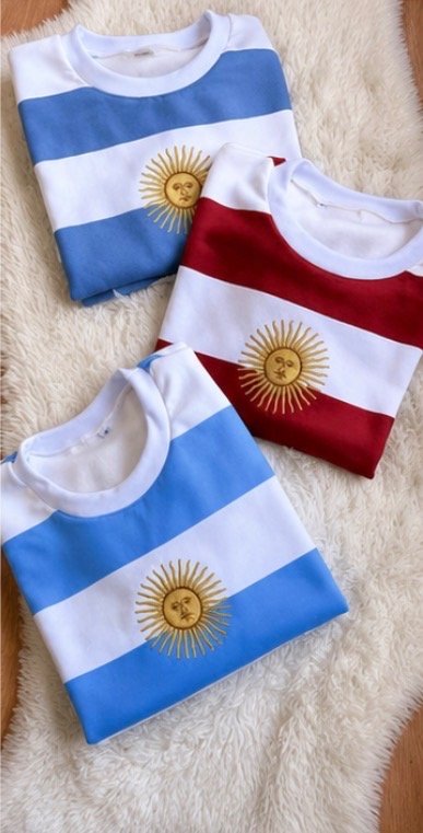 Producto - Buzo Argentina Rayado Unisex
