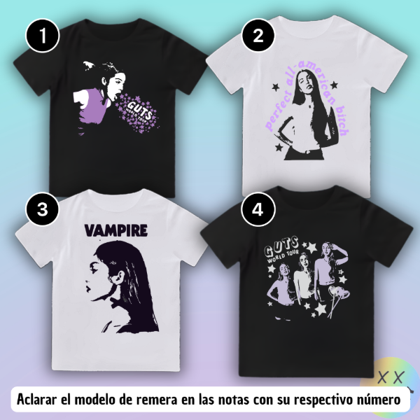 Producto - Baby Tee Olivia Rodrigo #1 (varios modelos)
