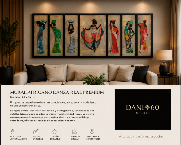 Producto - Mural Africano Danza Real Premium