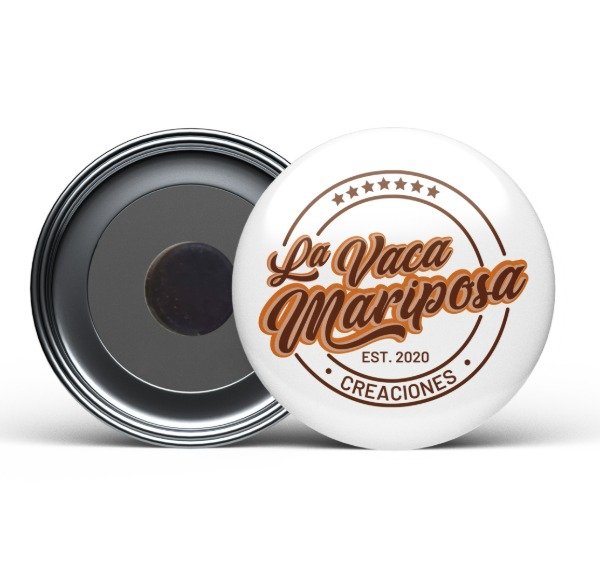 Producto - 100 Pin con imán 38 mm Personalizados - 0