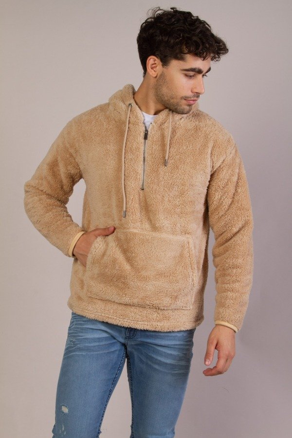 Producto - BUZO CORDERITO MEDIO CIERRE