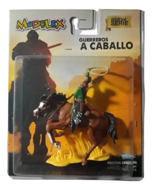 Producto - Fallado!! Soldadito A Caballo De Plastico Indios (15) Modelex