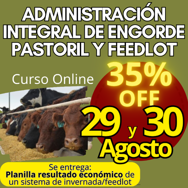 Producto - Curso Online: Administración Integral de Engorde Pastoril y Feedlot - 0