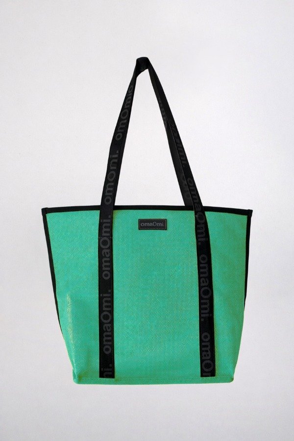 Producto - Bolso Tote Coversol Summer Flower Verde con negro