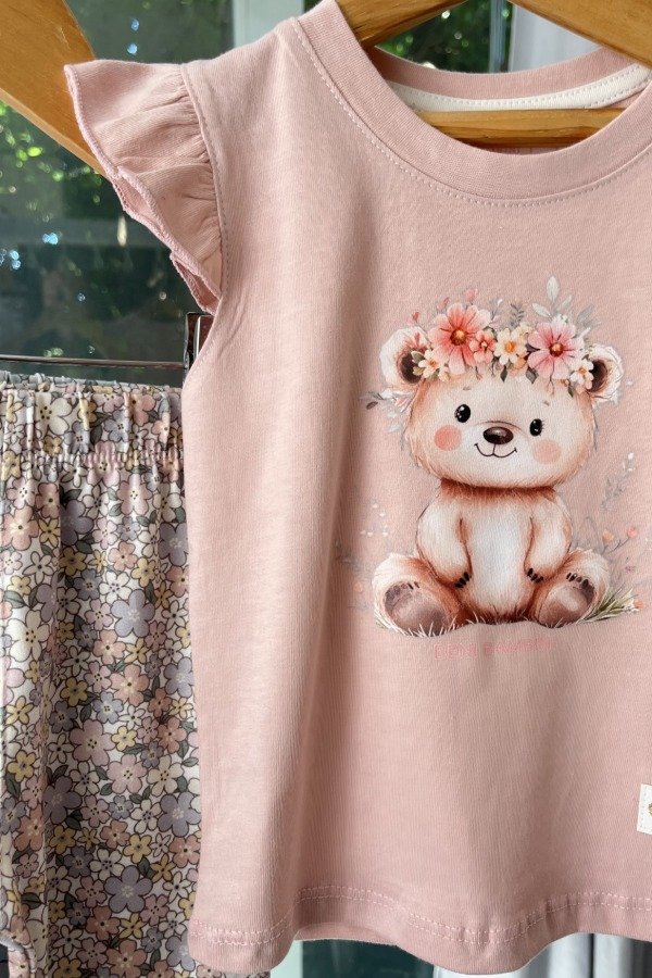 Producto - Remera Osita beba rosa