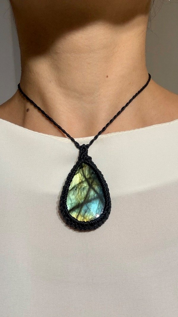 Producto - Collar Amuleto Labradorita - Despertar