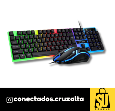 Producto - KIT TECLADO + MOUSE CON CABLE TF230