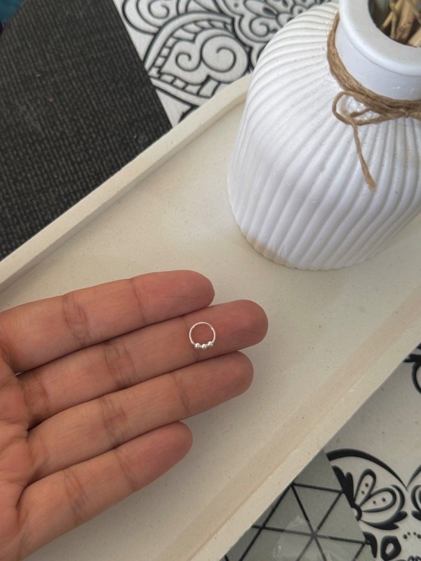 Producto - Argollita bolitas 8mm