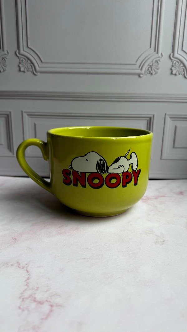 Producto - Tazon verde 600cc - SNOOPY