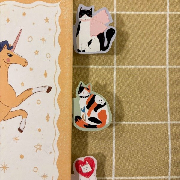 Producto - Marcadores de página adhesivos - Michis entre páginas